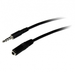 Startech 2m 3.5mm 4 Position Trrs Headset Extension Cable - M/ F - MUHSMF2M