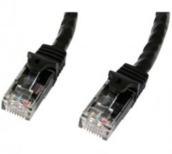 Startech 3m Black Gigabit Snagless Rj45 Utp Cat6 Patch Cable - 3 M Patch Cord - 3m Cat 6 Patch