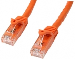 Startech 3m Orange Gigabit Snagless Rj45 Utp Cat6 Patch Cable - 3 M Patch Cord - Ethernet Patch Cable - Rj45 Male To Male Cat 6 Cable N6patc3mor