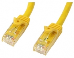 Startech 3m Yellow Gigabit Snagless Rj45 Utp Cat6 Patch Cable3 M Patch Cordethernet Patch Cablerj45 Male To Male Cat 6 Cable N6patc3myl