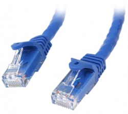 Startech 0.5m Blue Gigabit Snagless Rj45 Utp Cat6 Patch Cable - 0, 5 M Patch Cord - 50cm Cat N6PATC50CMBL