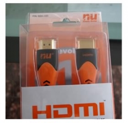 Nu Hdmi Cable Black 2m, Supporting New Hdmi 1.4