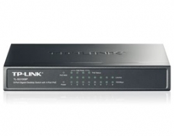 Tp-link Sg1008p Poe Switch Gigabit, Desktop, 8ports, Steel