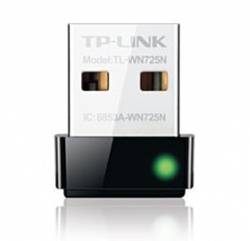 Tp-link Wn725n N15 Nanoadapter Usb, Nano Size, 2.4ghz