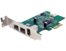 Startech 3 Port 2b 1a Low Profile 1394 Pci Express Firewire Card Adapter - Pci Express 1394a - PEX1394B3LP