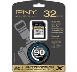 Pny 32gb Sdhc Elite Performance, Class 10, Uhs-1, 90mb/sec, P-sdh32u1h-ge