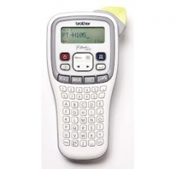 Brother Pt-h105 White, Gray Accent Handheld Labeller, 3.5-12mm Tze Tape Model