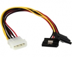 Startech 12in Lp4 To 2x Sata Power Y Cable Adapter - Molex To To Dual Sata Power Adapter Splitter