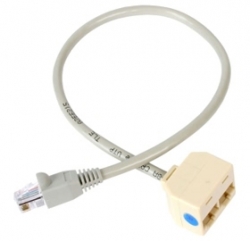 Startech 2-to-1 Rj45 Splitter Cable Adapter - Network Splitter - Rj-45 (m) - Rj-45 (f) Rj45splitter