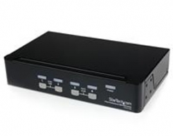 Startech 4 Port Professional Vga Usb Kvm Switch With Hub Sv431usb