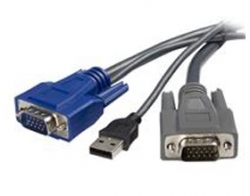 Startech 3m Ultra-thin Usb Vga 2-in-1 Kvm Cable Svusbvga10