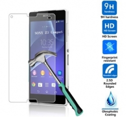 I-tech Premium Tempered Glass Screen Protector For Sony Xperia Z3 Compact With 2.5d Curved Edge