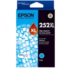 Epson T253292 High Capacity Durabrite Ultra Cyan Ink - Wf-3620, Wf-3640, Wf-7610, Wf-7620