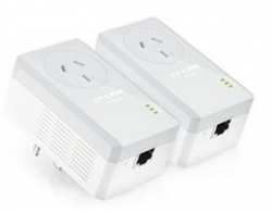 Tp-link Pa4010p Powerline Kit 500mbps, Pass Throught Kit Tl-pa4010p-kit