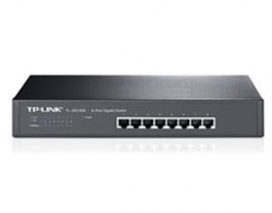 TP-LINK 8 PORT UNMANAGED SWITCH, 10/ 100/ 1000, UNMANAGED, DESKTOP & RACK, 3YRTL-SG1008