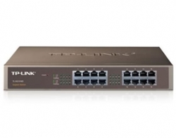 Tp-link 16 Port Unmanaged Switch, 10/ 100/ 1000, Desktop & Rack, 3yr Tl-sg1016d