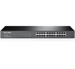 Tp-link 24 Port Unmanaged Switch, 10/ 100/ 1000, Rack, 3yr Tl-sg1024