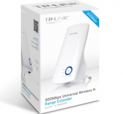 Tp-link Universal Range Extender, 10/ 100, 300mbps, Ant(2), Wall Plug, 3yr Tl-wa850re