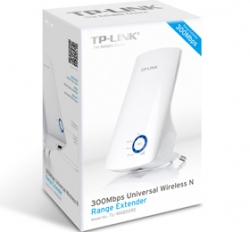 TP-LINK 300Mbps Wireless & Wall Plugged Range Extender TL-WA850RE