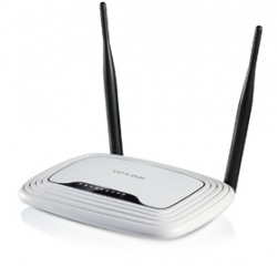 Tp-link Wr841n N300 Router Wireless, 4 Ports, 2 Antennas Tl-wr841n