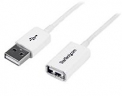 Startech 1m White Usb 2.0 Extension Cable Cord - A To A - Usb Male To Female Cable - 1x Usb A (m) USBEXTPAA1MW