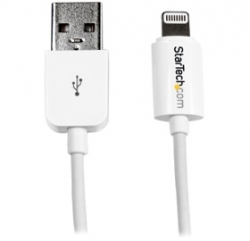 Startech 2m (6ft) Long White Apple 8-pin Lightning Connector To Usb Cable For Iphone/ Ipod/ Ipad