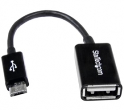 Startech 5in Micro Usb To Usb Otg Host Adapter - Micro Usb Male To Usb A Female - UUSBOTG