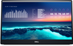 DELL P-SERIES 14" (16:9) FHD IPS LED, PORTABLE, USB-C(2), TILT, SLEEVE, 3YR P1424H