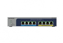 NETGEAR 8-PORT ULTRA60 POE UNMANAGED SWITCH, GbE+(2.5G), POE+(4), POE++(4), LIFE WTY MS108EUP-100AUS