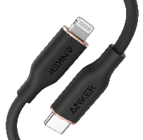 ANKER PowerLine Soft USB-C to Lightning 1.8 Metre - Black A8663H11