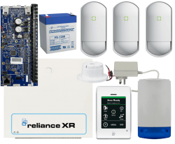 Bundle DAS RELIANCE XR KIT2 -PCB, XR TOUCH KIT, OPTEX FLIP-X(3), COMBO SIREN, TH-PIEZO, 5AMP, PP