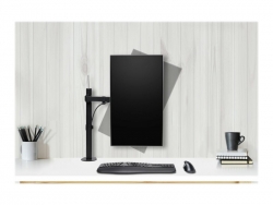 KENSINGTON SINGLE MONITOR DESK MOUNT, UP TO 34" & 8KG, VESA 75x75, 100x100 - BLACK K55408WW