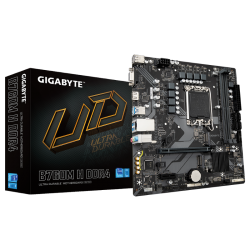 Gigabyte B760 m-ATX Motherboard: 1700 Socket For Intel 13th/12th Gen. Processors 2x DDR4, 4x SATA 6Gb/s, PCIe 4.0, 2x M.2 Gen4, USB 3.2, Gigabit LAN, Realtek 7.1 Audio, HDMI/VGA B760M H DDR4