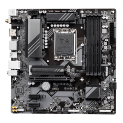 Gigabyte B760 m-ATX Motherboard: 1700 Socket For Intel 13th/12th Gen. Processors 4x DDR5, 4x SATA 6Gb/s, PCIe 4.0, 2x M.2 Gen4, USB 3.2, 2.5GbE LAN, Wi-Fi 6E + Bluetooth 5.3, Realtek 7.1 Audio, HDMI/2xDP B760M DS3H AX