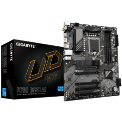 Gigabyte B760 ATX Motherboard: 1700 Socket For Intel 13th/12th Gen. Processors 4x DDR5, 4x SATA 6Gb/s, PCIe 4.0, 2x M.2 Gen4, USB 3.2, Gigabit LAN, Wi-Fi 6E + Bluetooth 5.3, Realtek 7.1 Audio, HDMI/DP