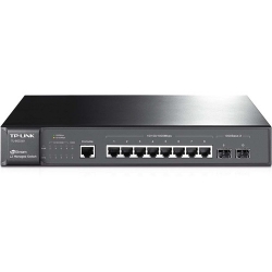 TP-Link JetStream TL-SG3210 8 Ports Manageable Ethernet Switch - 2 Layer Supported - Twisted Pair - 1U High - Rack-mountable, Desktop