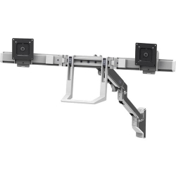 Ergotron Mounting Arm for Monitor, TV - Polished Aluminum - 2 Display(s) Supported - 81.3 cm (32") Screen Support - 7.94 kg Load Capacity 45-479-026