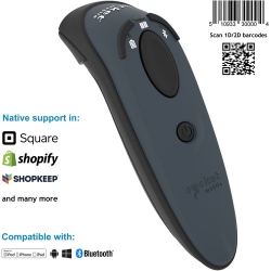 Socket Mobile DuraScan D760 Handheld Barcode Scanner - Wireless Connectivity - Utility Gray - 495.30 mm Scan Distance - 1D, 2D - Imager - Bluetooth CX3435-1890