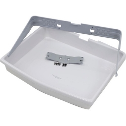 Ergotron Accessory Tray - 5.90 kg Weight Capacity - 416.6 mm Width x 330.2 mm Depth x 76.2 mm Height - Plastic, Steel - White, Grey 98-134