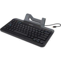 Belkin B2B191 Keyboard - Cable Connectivity - USB Type C Interface - Volume Control, Play/Pause, Fast-forward, Rewind Hot Key(s) - B2B191