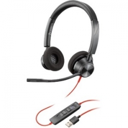 PLANTRONICS (213934-01) BLACKWIRE 3320, UC, STEREO USB-A CORDED HEADSET
