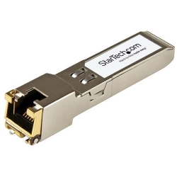 StarTech.com AR-SFP-10G-T-ST SFP+ - 1 x RJ-45 10GBase-T LAN - For Data Networking - Twisted Pair10 Gigabit Ethernet - 10GBase-T - Hot-swappable AR-SFP-10G-T-ST