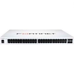 Fortinet FortiSwitch FS-148F-POE 48 Ports Manageable Ethernet Switch - 2 Layer Supported - Modular - 370 W PoE Budget