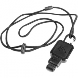 Zebra Lanyard, Retractor, Silicon Sleeve - CS6080 Cordless (Midnight Black) LNYD-000060W-04