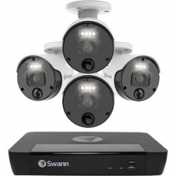 Swann NVR KIT 4K UPSCALE 8 CHANNEL W/ 4 CAMERAS 2TB SWNVK-876804-AU