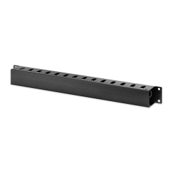 APC by Schneider Electric Cable Routing - Black - 1 Pack - Horizontal Cable Manager - 1U Height ER7HCM