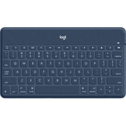 Logitech Keys-To-Go Rugged Keyboard - Wireless Connectivity - Blue - Scissors Keyswitch - Bluetooth Home, Brightness, 920-010040