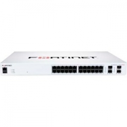 Fortinet FortiSwitch 100 FS-124F-POE 24 Ports Manageable Ethernet Switch - 2 Layer Supported - Modular