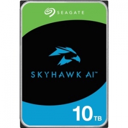Seagate SkyHawk AI ST10000VE001 10 TB Hard Drive - 3.5" Internal - SATA (SATA/600) - Conventional Magnetic Recording (CMR) Method