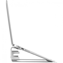 Startech.Com Laptop Stand - 2-in-1 Laptop Riser Stand or Vertical Stand - Ideal for Ultrabooks & MacBook Pro/Air - Ergonomic Angled Notebook Holder for Office Desk - Silver Aluminum (LTSTND2IN1)